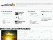 Tablet Screenshot of popularsocialbookmarkingsites.com